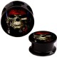 Acryl Flesh Tunnel Skull