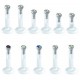 Bioflex Labret mit Kristall