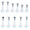 Bioflex Labret mit Kristall
