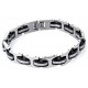 Edelstahl/Kautschuk Armband