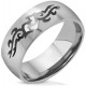 Edelstahl Ring Tribal