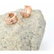 Edelstahl Creolen mit Zirkonias