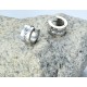 Edelstahl Creolen mit Zirkonias