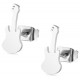 Edelstahl Ohrstecker Gitarre