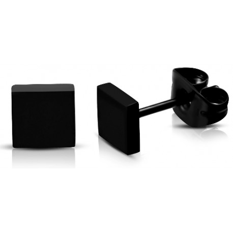 Herren Ohrstecker Quadrat