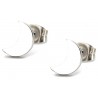 Edelstahl Ohrstecker Mond