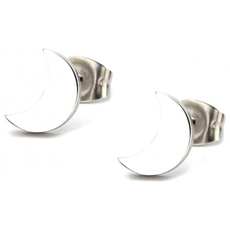 Herren Ohrstecker Mond