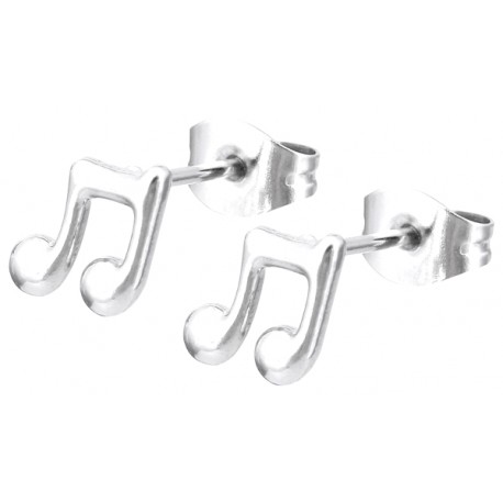 Edelstahl Ohrstecker Noten